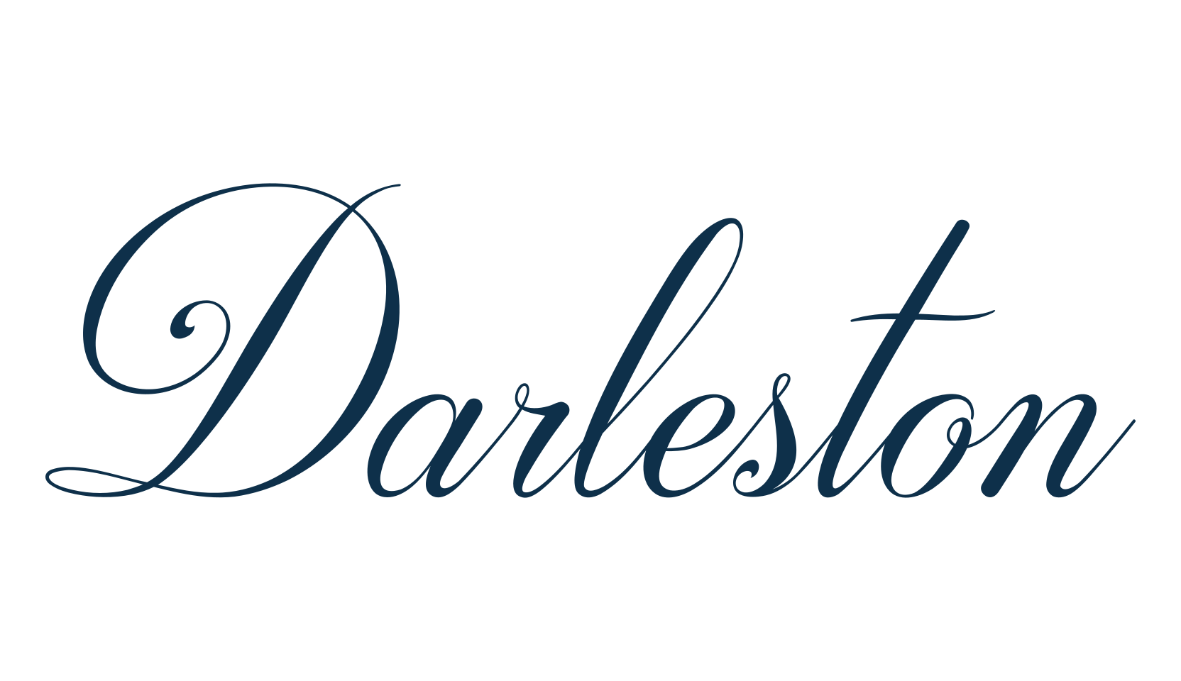Darleston, calligraphy font preview