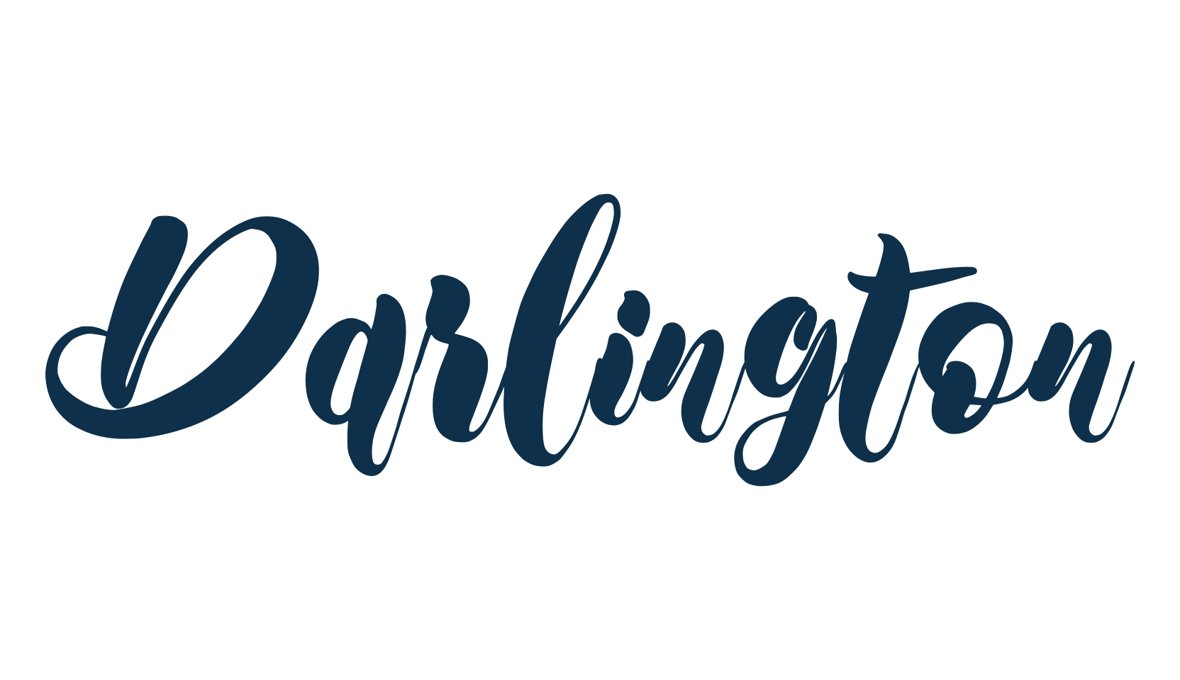 Darlington (darlington), display market font preview