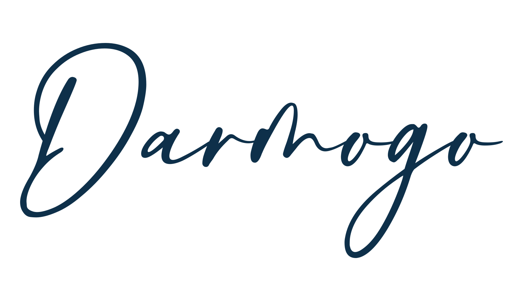 Darmogo, handwriting font preview