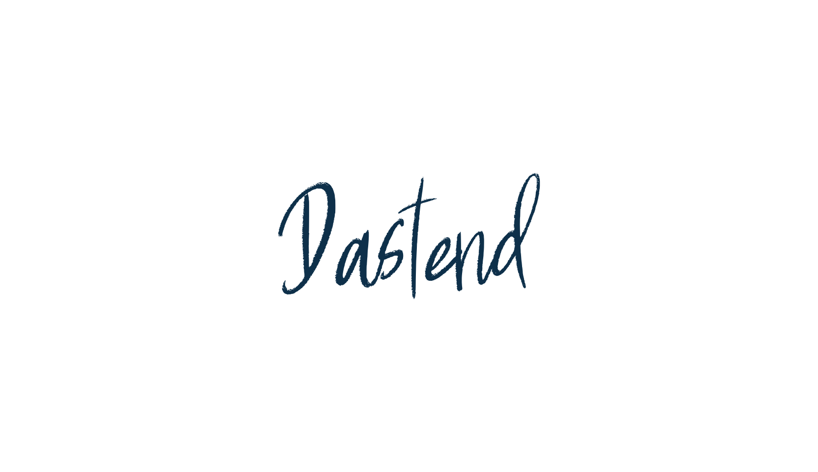 Dastend, brush font preview