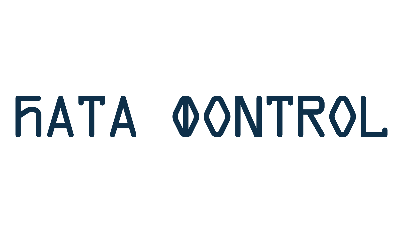 Data Control, fancy various techno sci-fi font preview
