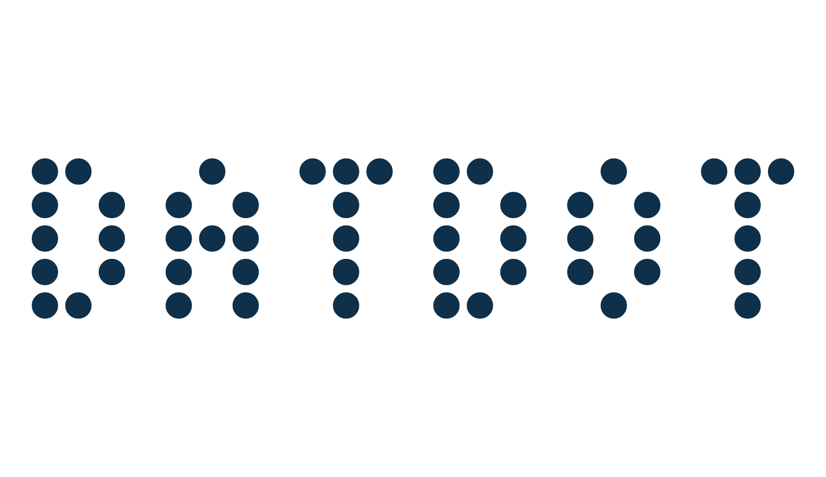 Datdot, techno lcd sci-fi font preview