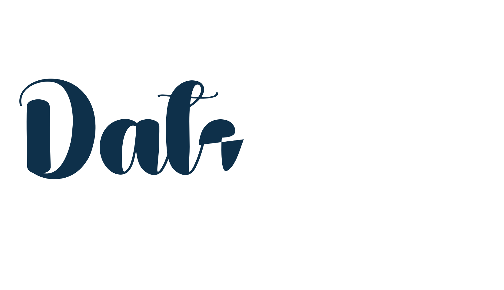 Datepalm, fancy decorative font preview
