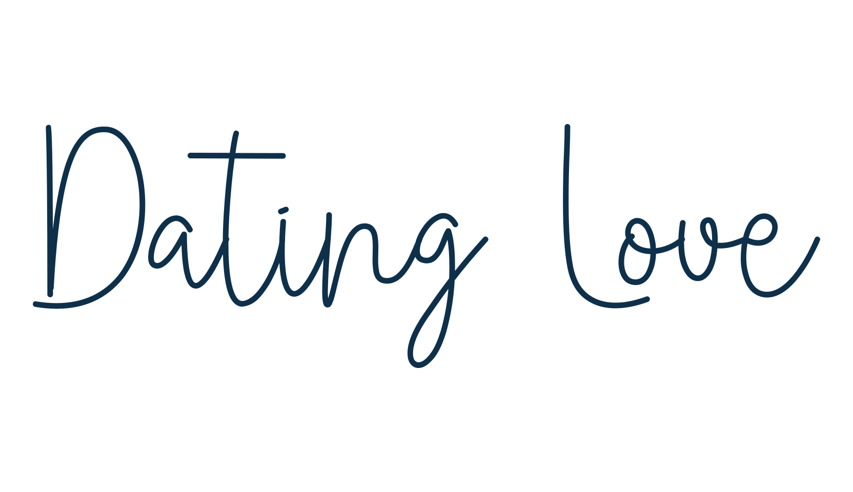 Dating Love, script handwritten fancy decorative calligraphy font preview