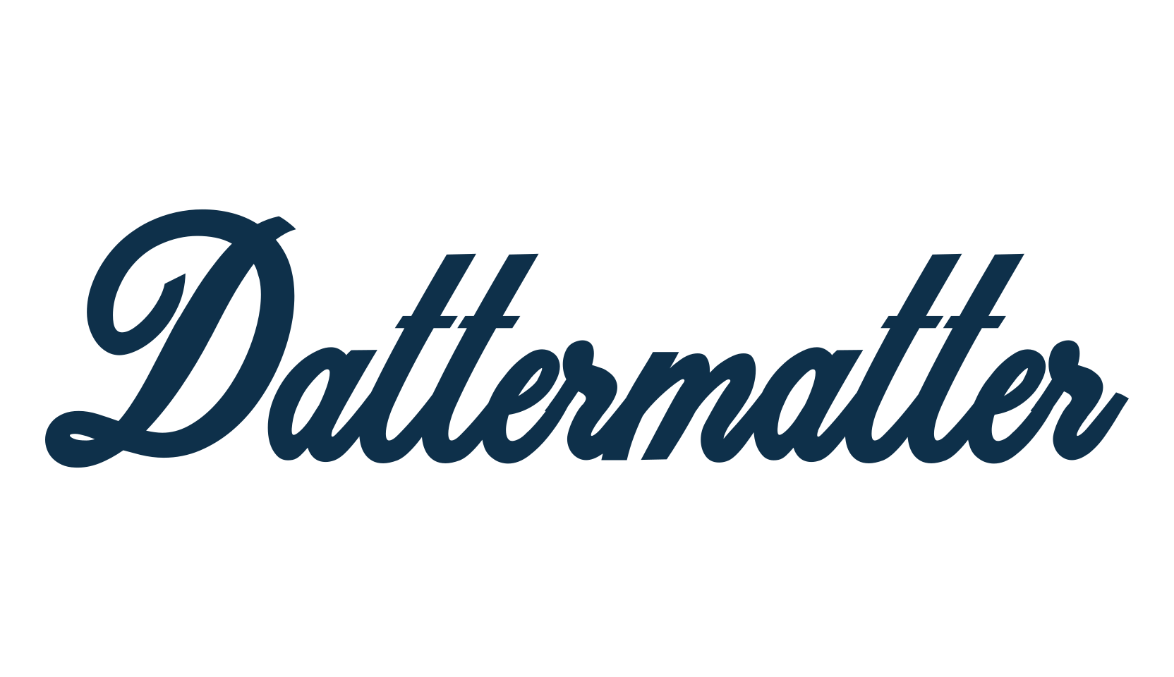 Dattermatter, old school font preview