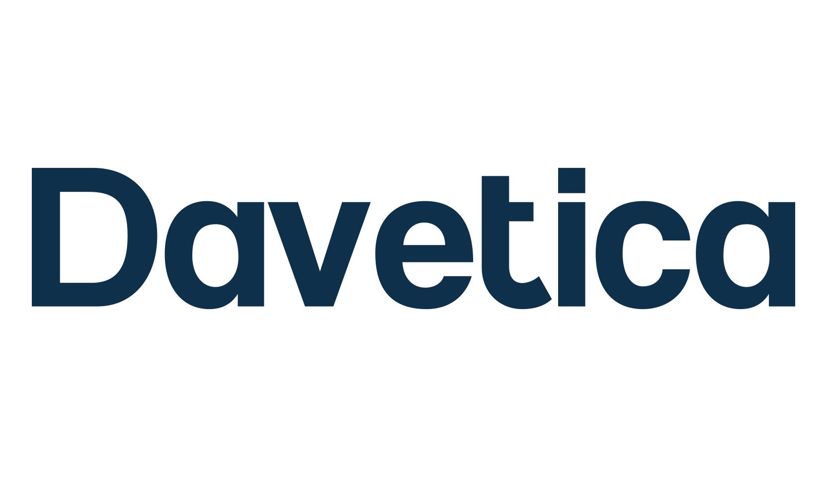Davetica, basic sans serif font preview