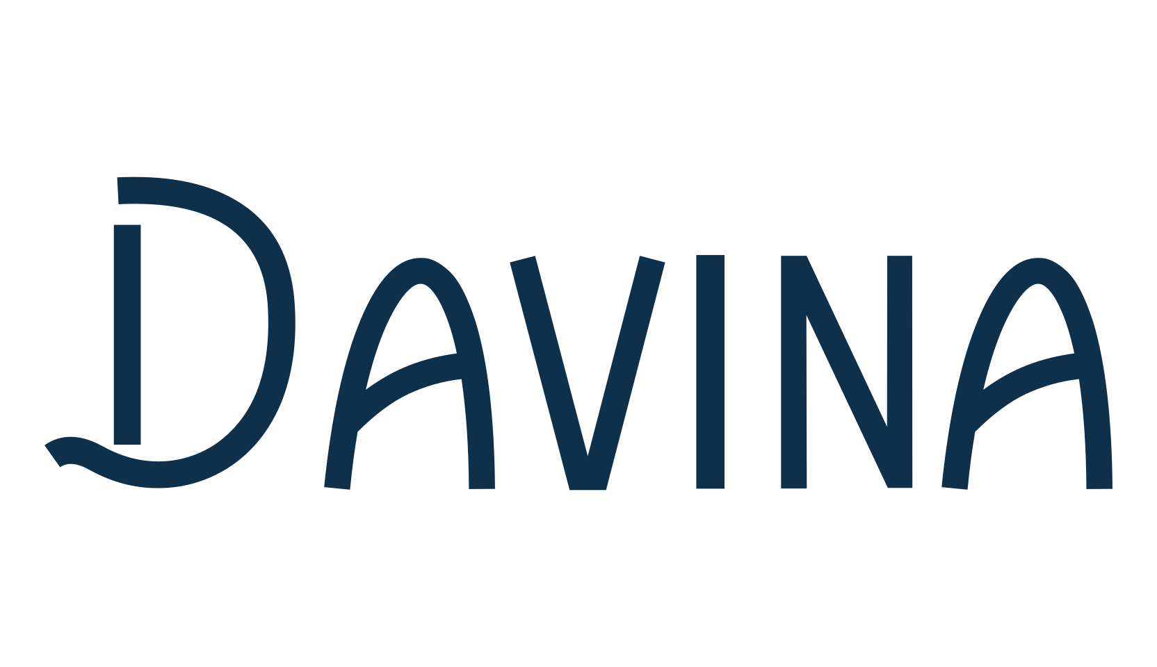 Davina (davina), retro font preview