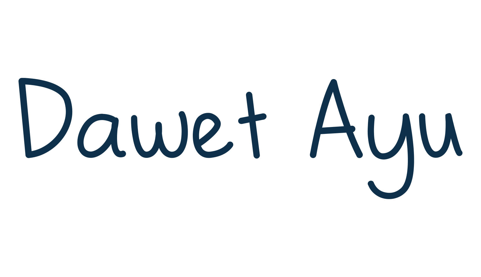 Dawet Ayu, script handwritten fancy decorative calligraphy font preview
