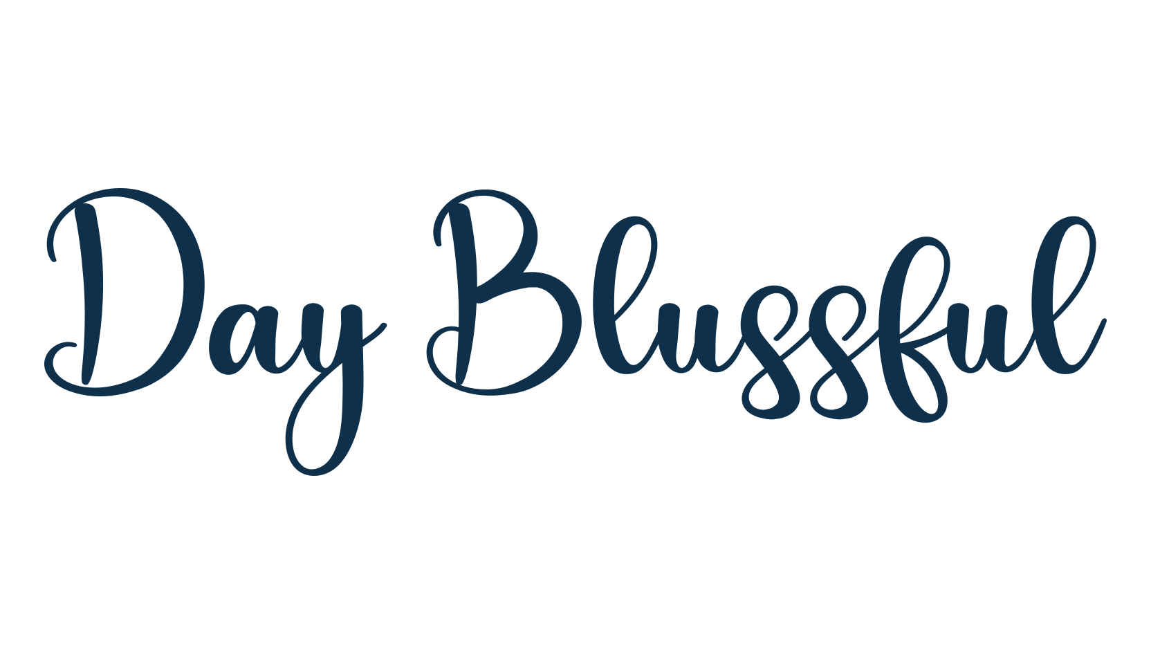 Day Blussful, display market font preview