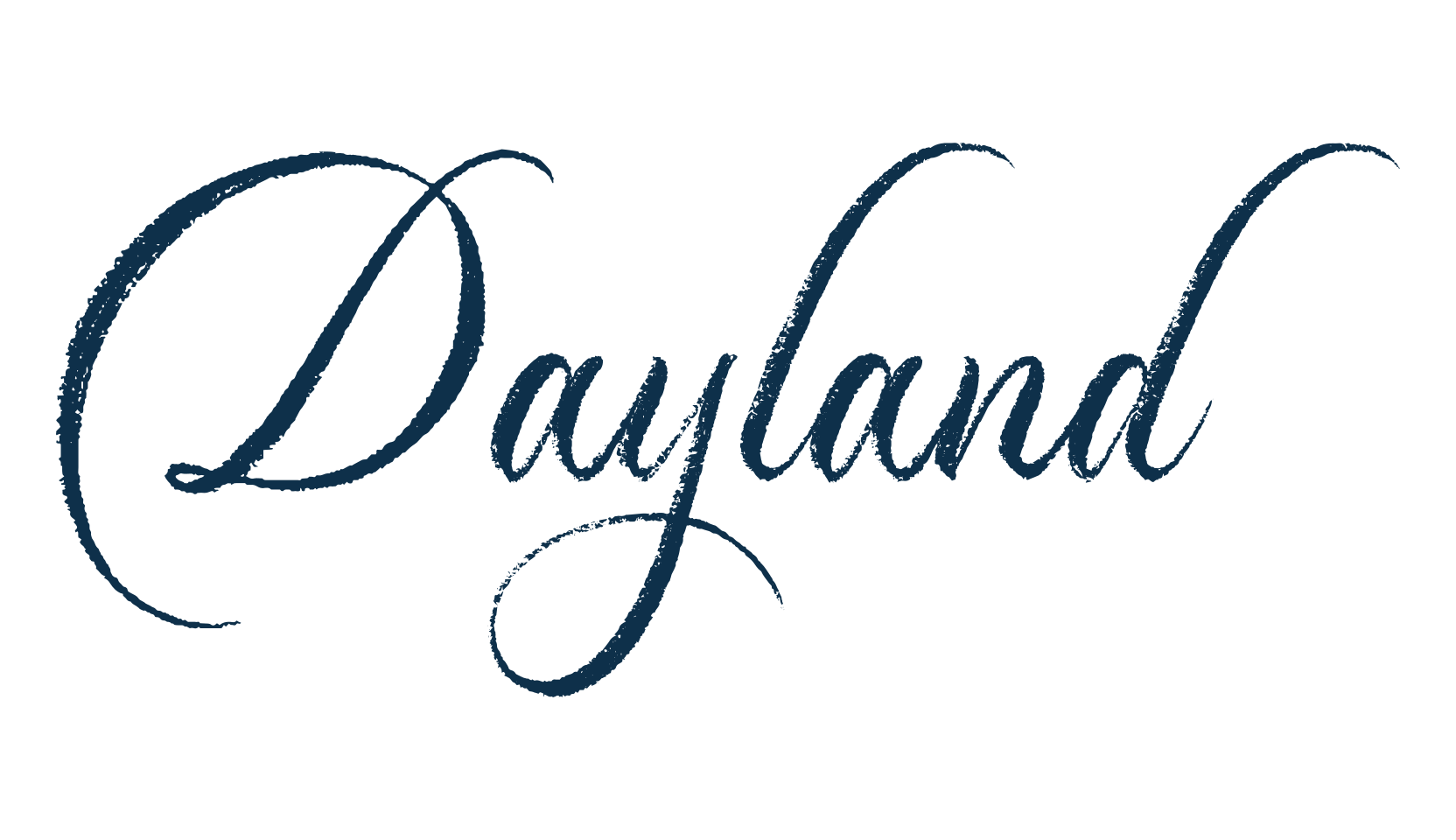 Dayland, calligraphy font preview