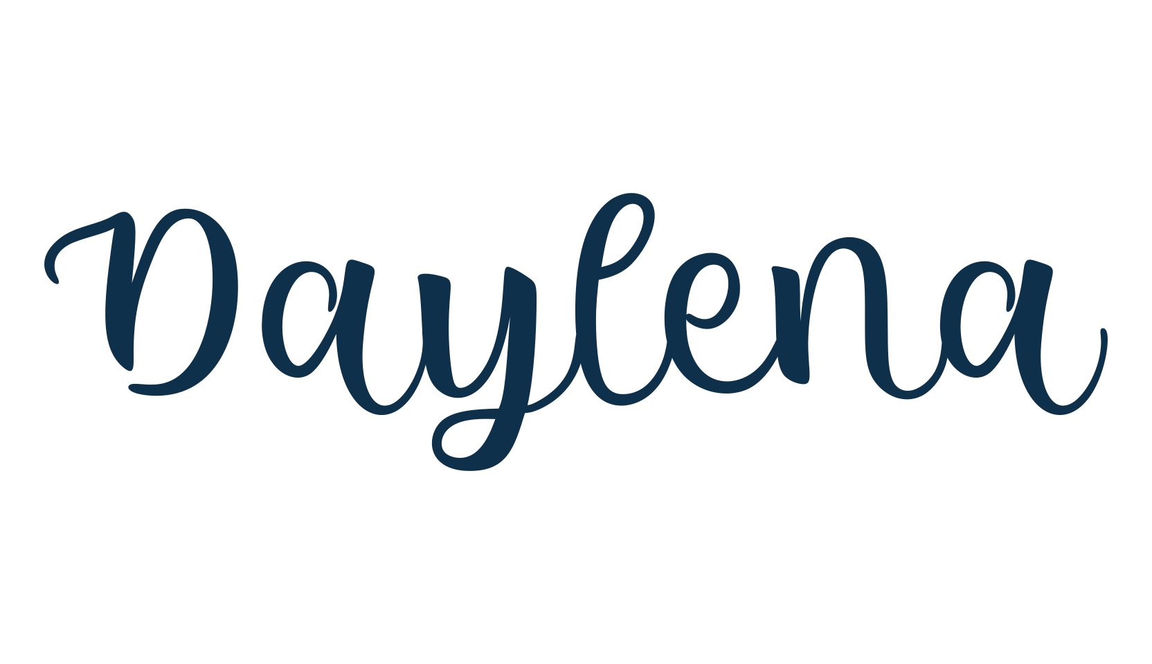 Daylena, fancy decorative font preview