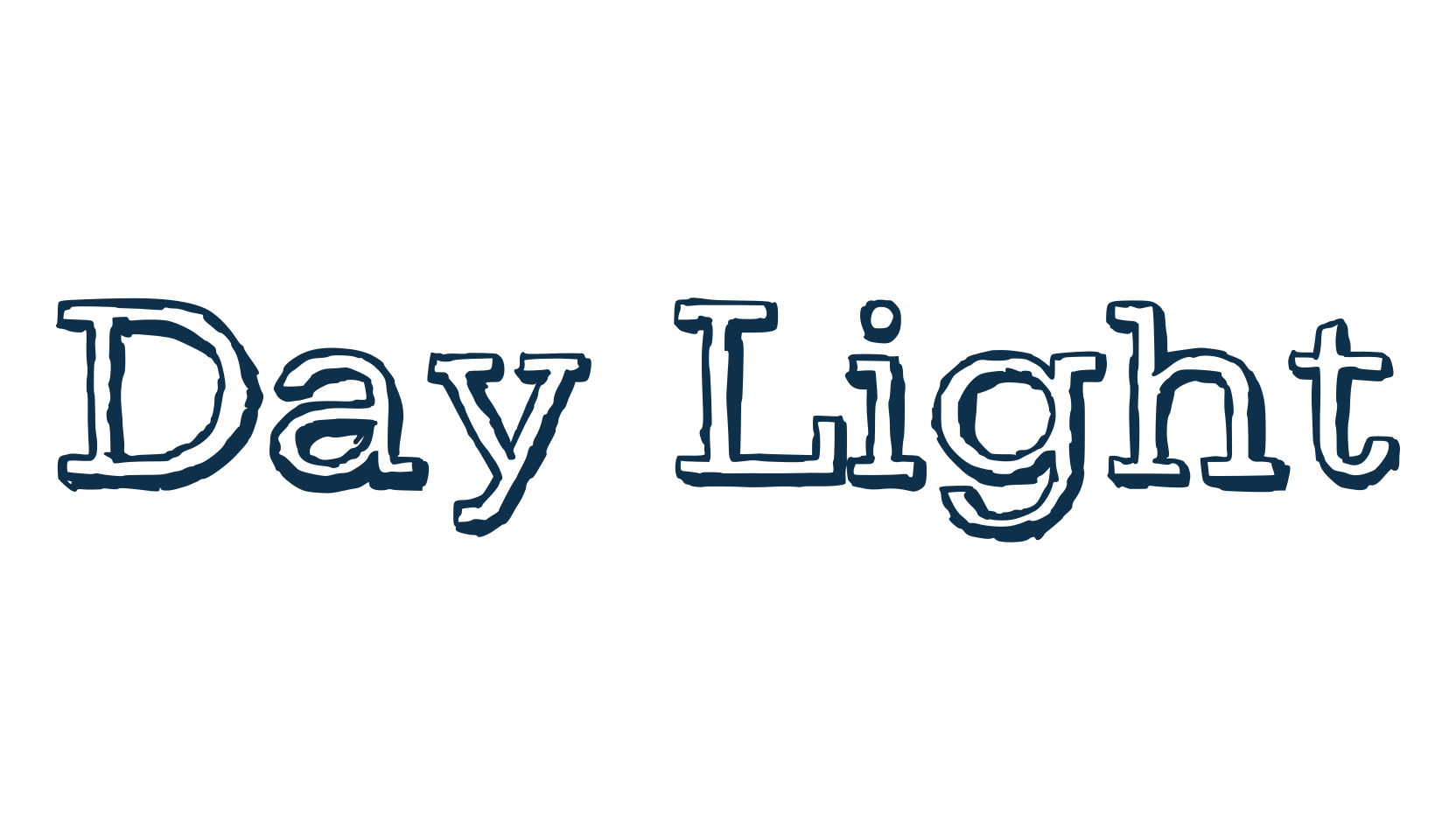 Day Light, fancy various decorative font preview