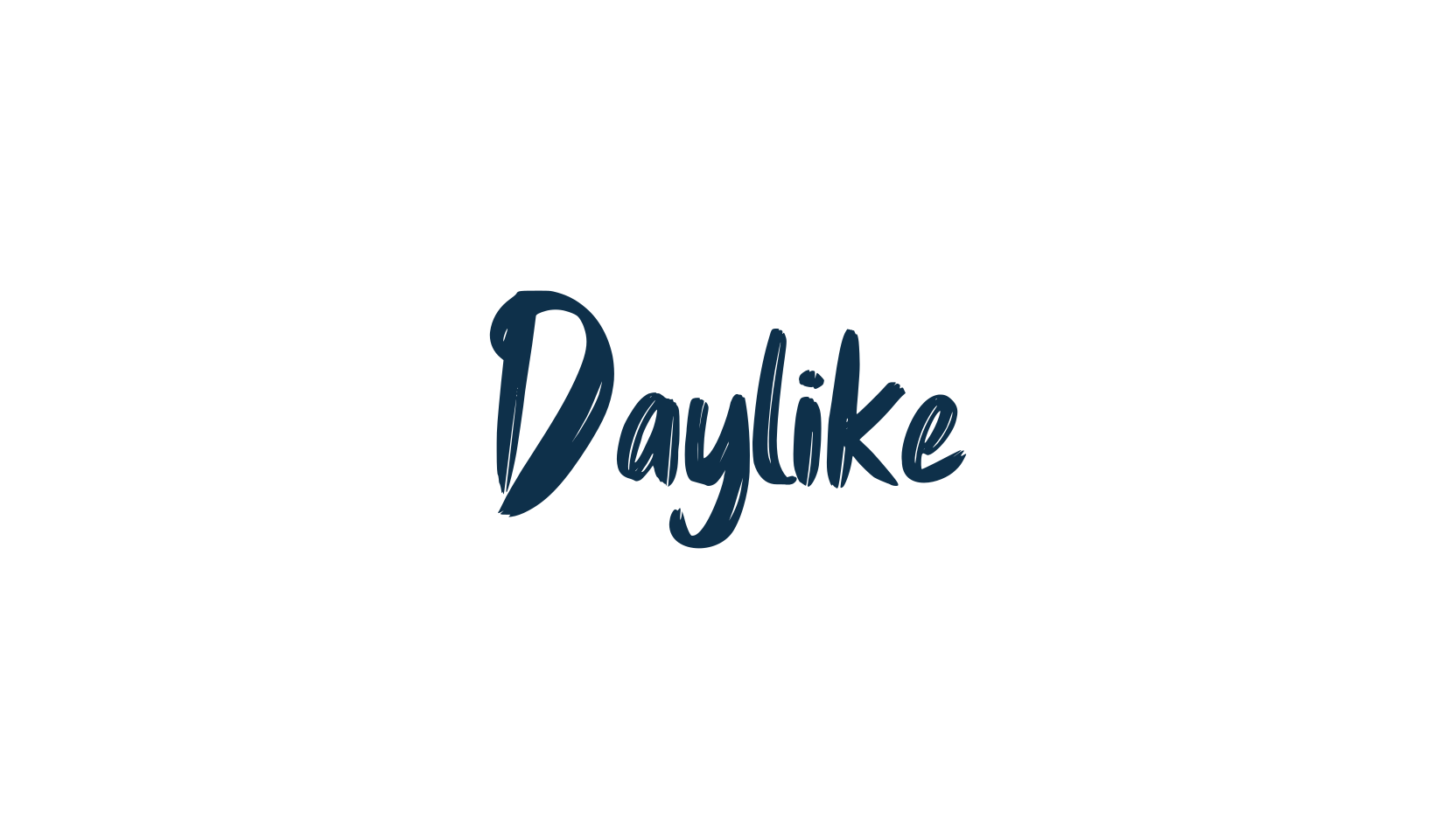 Daylike, brush font preview