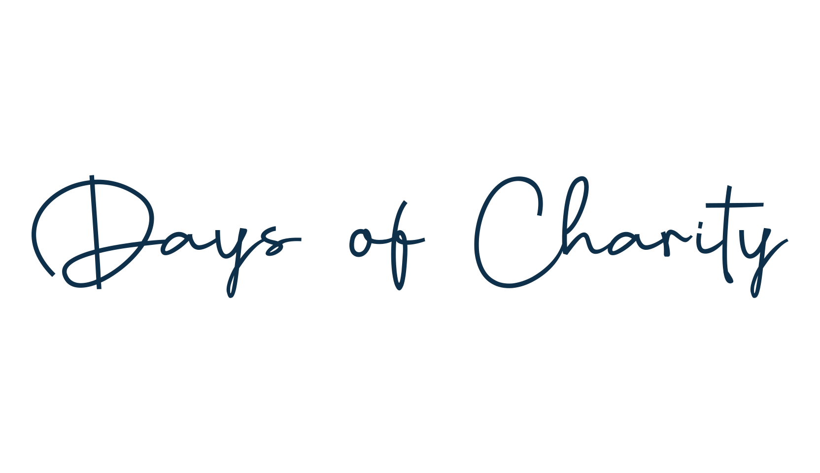 Days of Charity, script handwritten fancy decorative calligraphy font preview