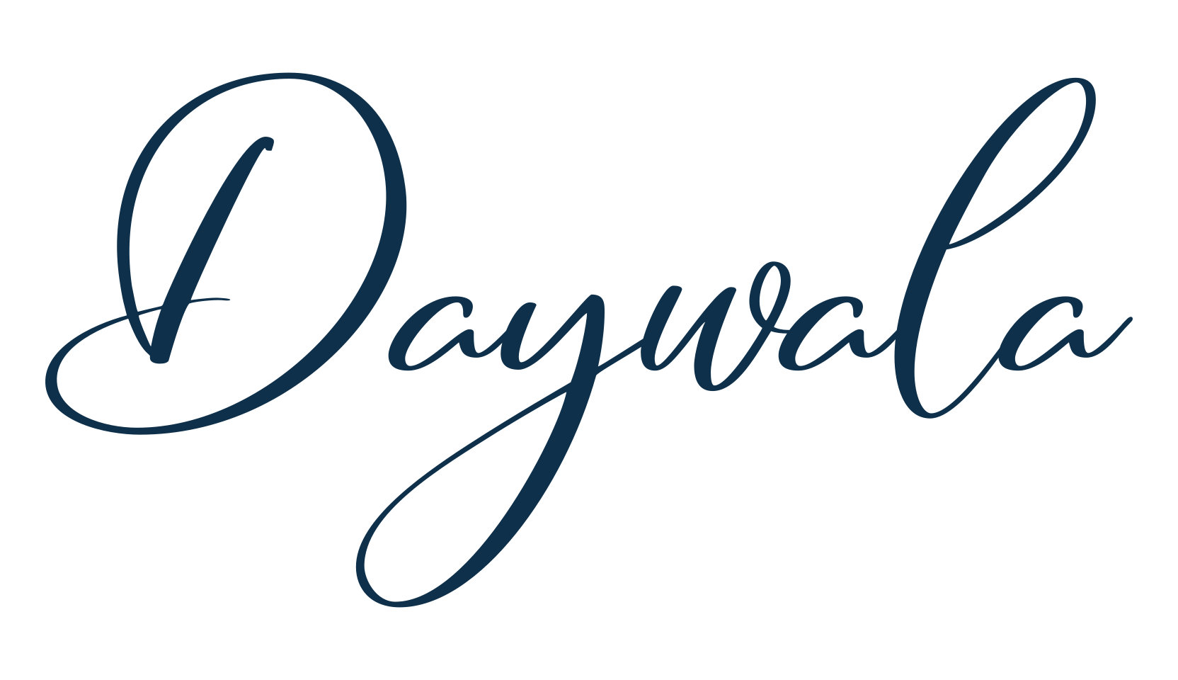 Daywala, handwriting font preview