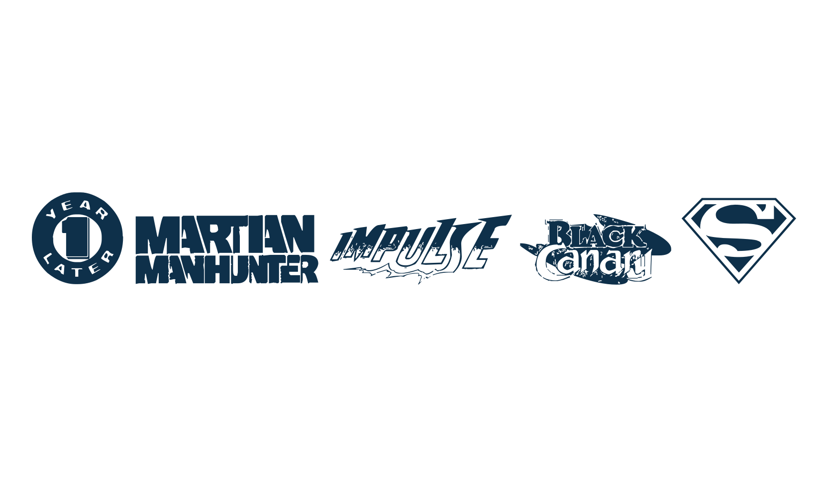 DC Comics, fancy decorative font preview