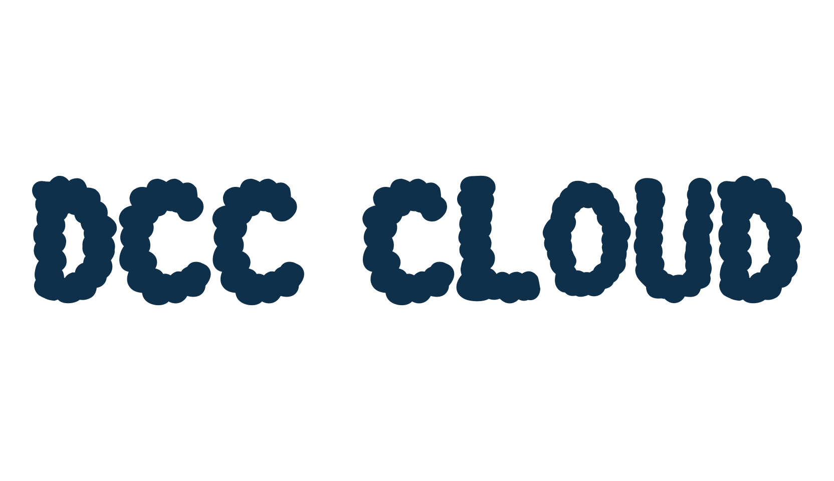DCC Cloud, cartoon font preview