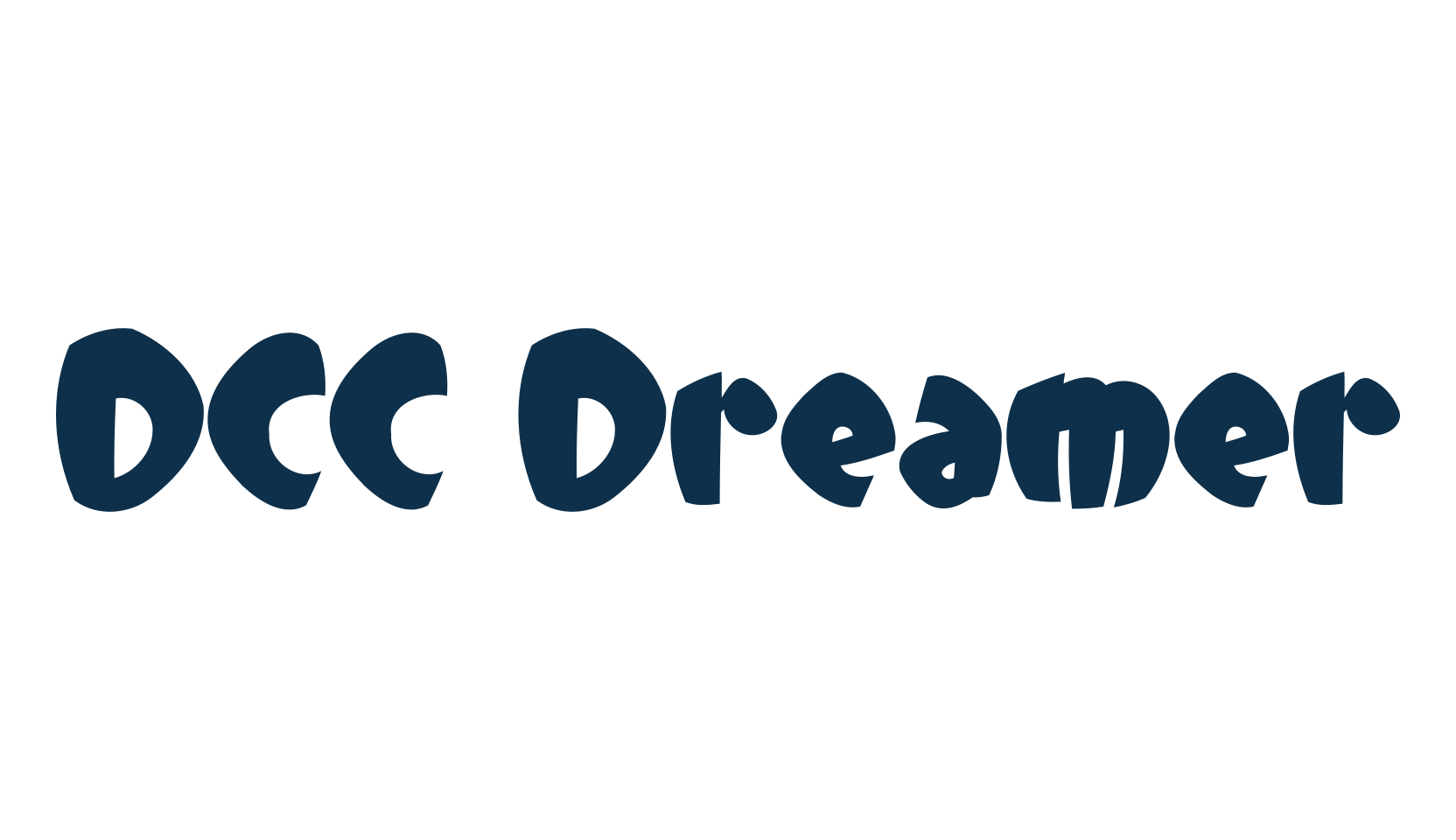 DCC Dreamer, fancy cartoon decorative comic font preview