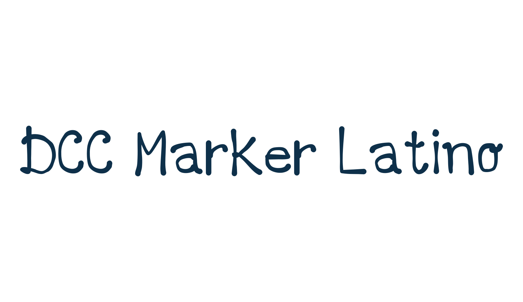 DCC Marker Latino, fancy various decorative script calligraphy font preview