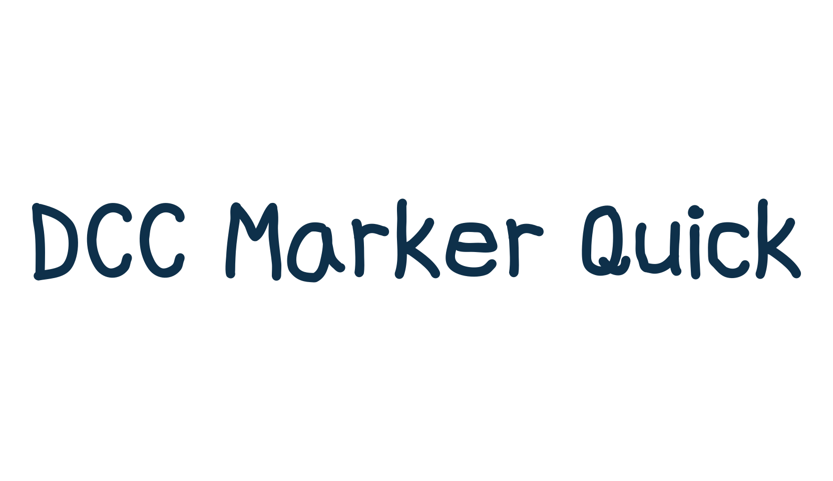 DCC Marker Quick, script handwritten fancy decorative calligraphy font preview