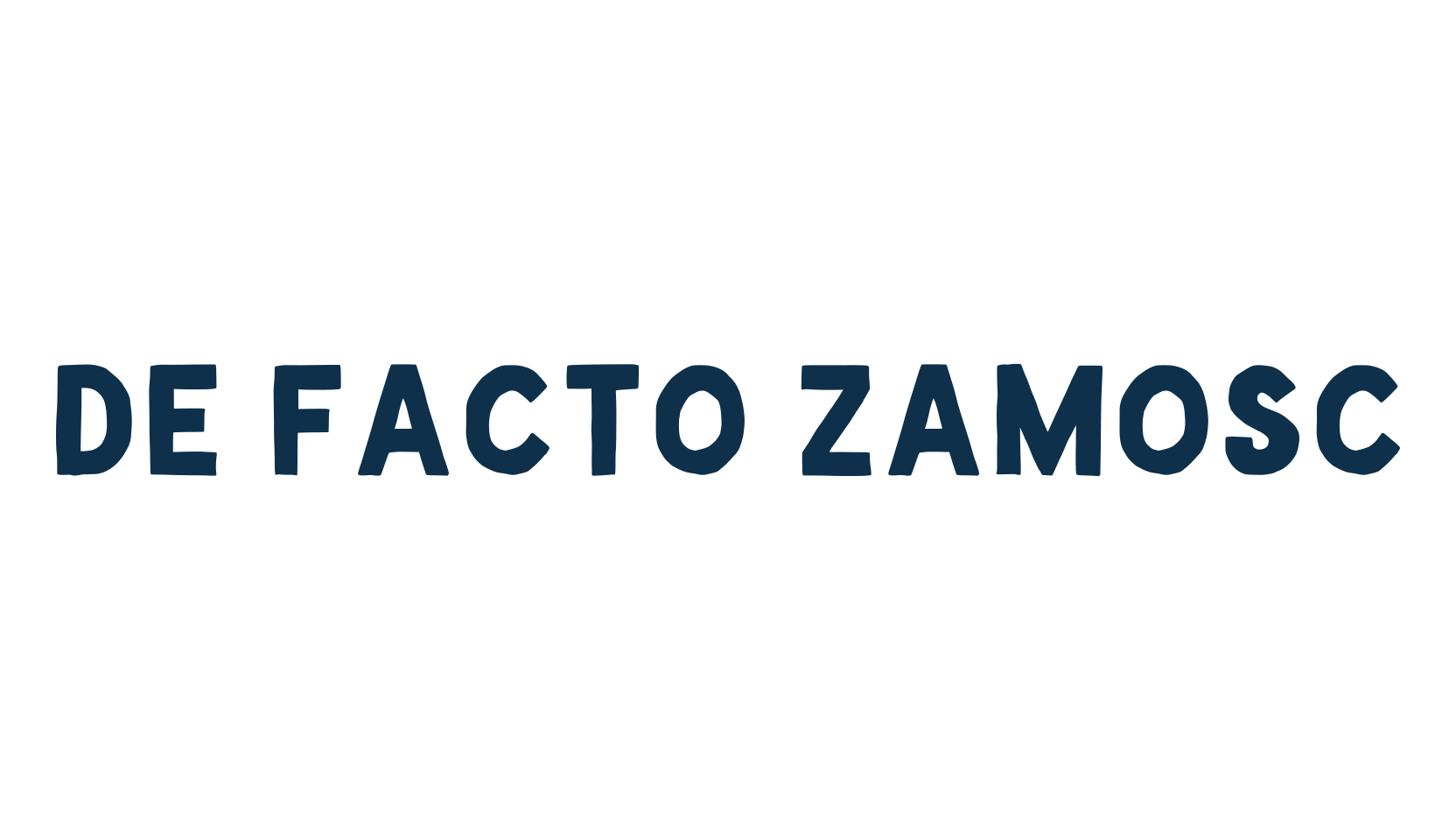 De Facto Zamosc, fancy cartoon decorative comic font preview