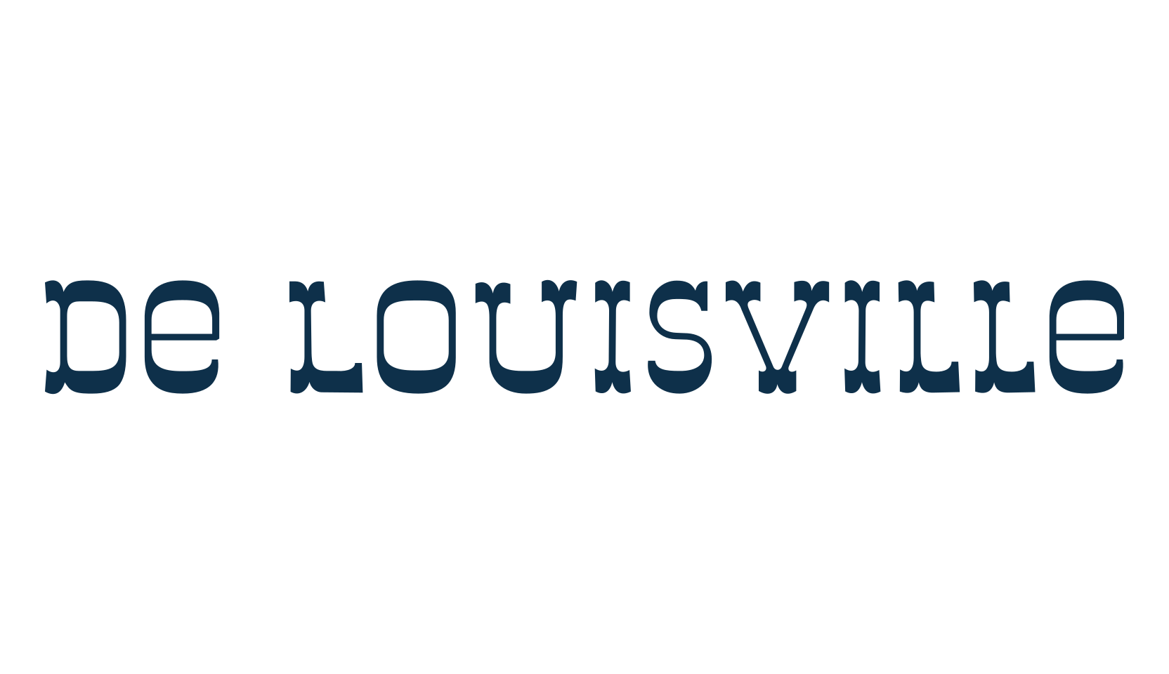De Louisville, western font preview