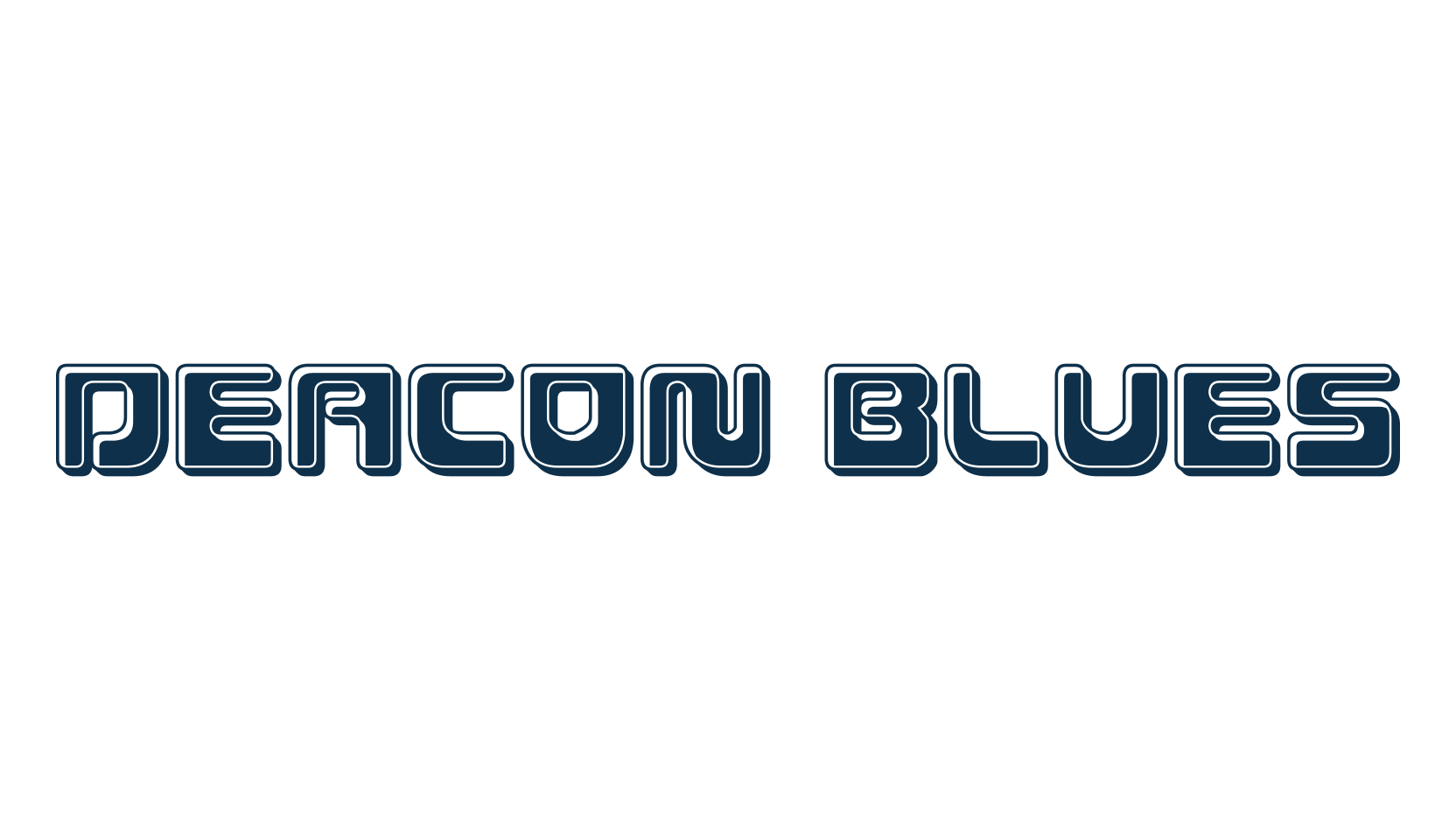 Deacon Blues, fancy various techno sci-fi font preview