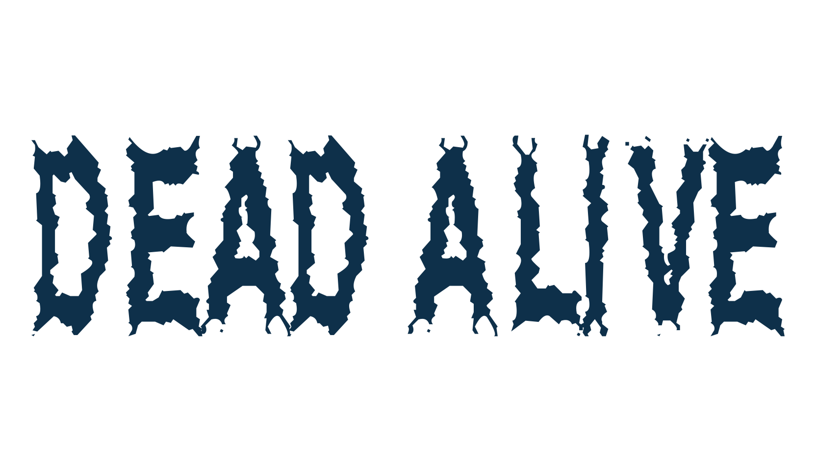 Dead Alive, holiday halloween fancy decorative horror font preview