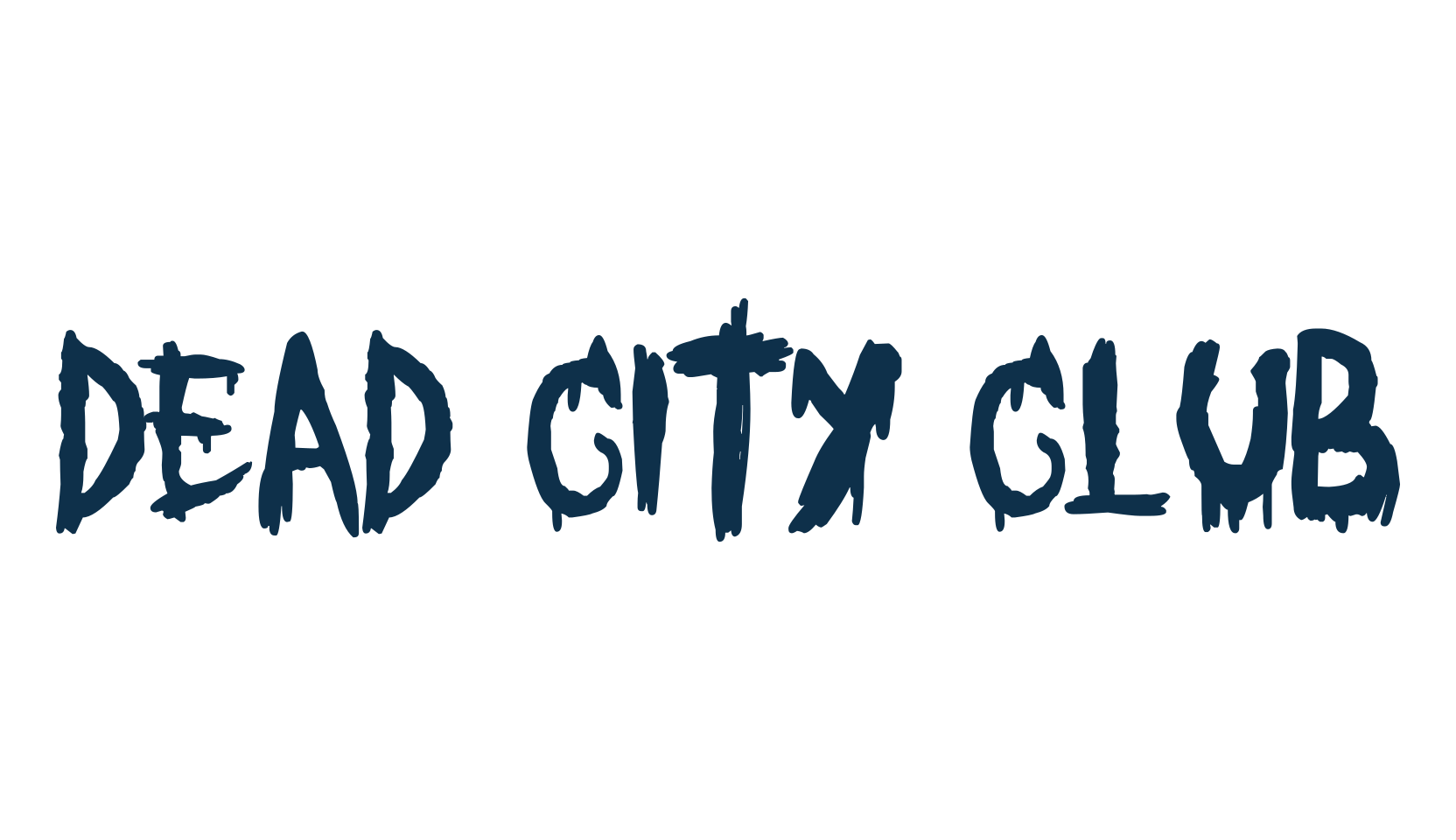 Dead City Club, halloween font preview