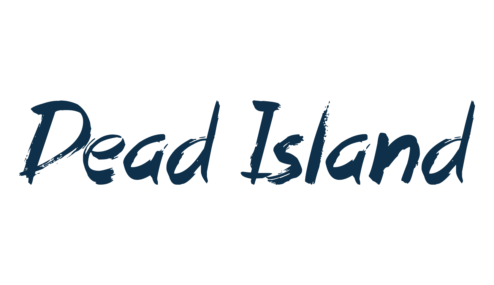 Dead Island, brush font preview