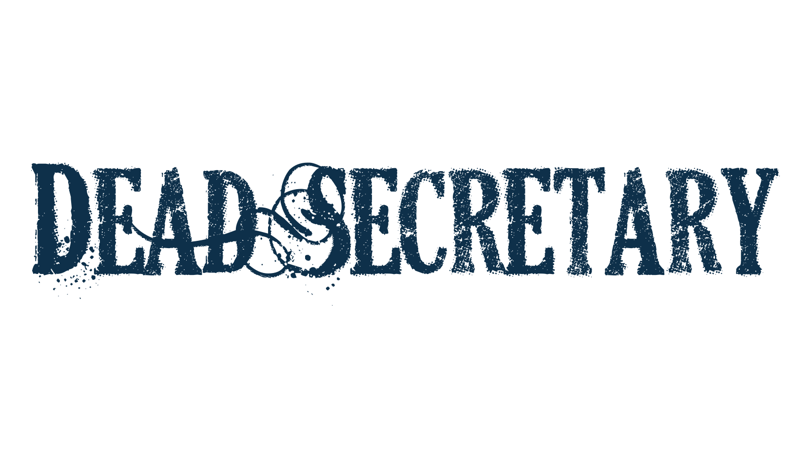 Dead Secretary, fancy destroy decorative font preview