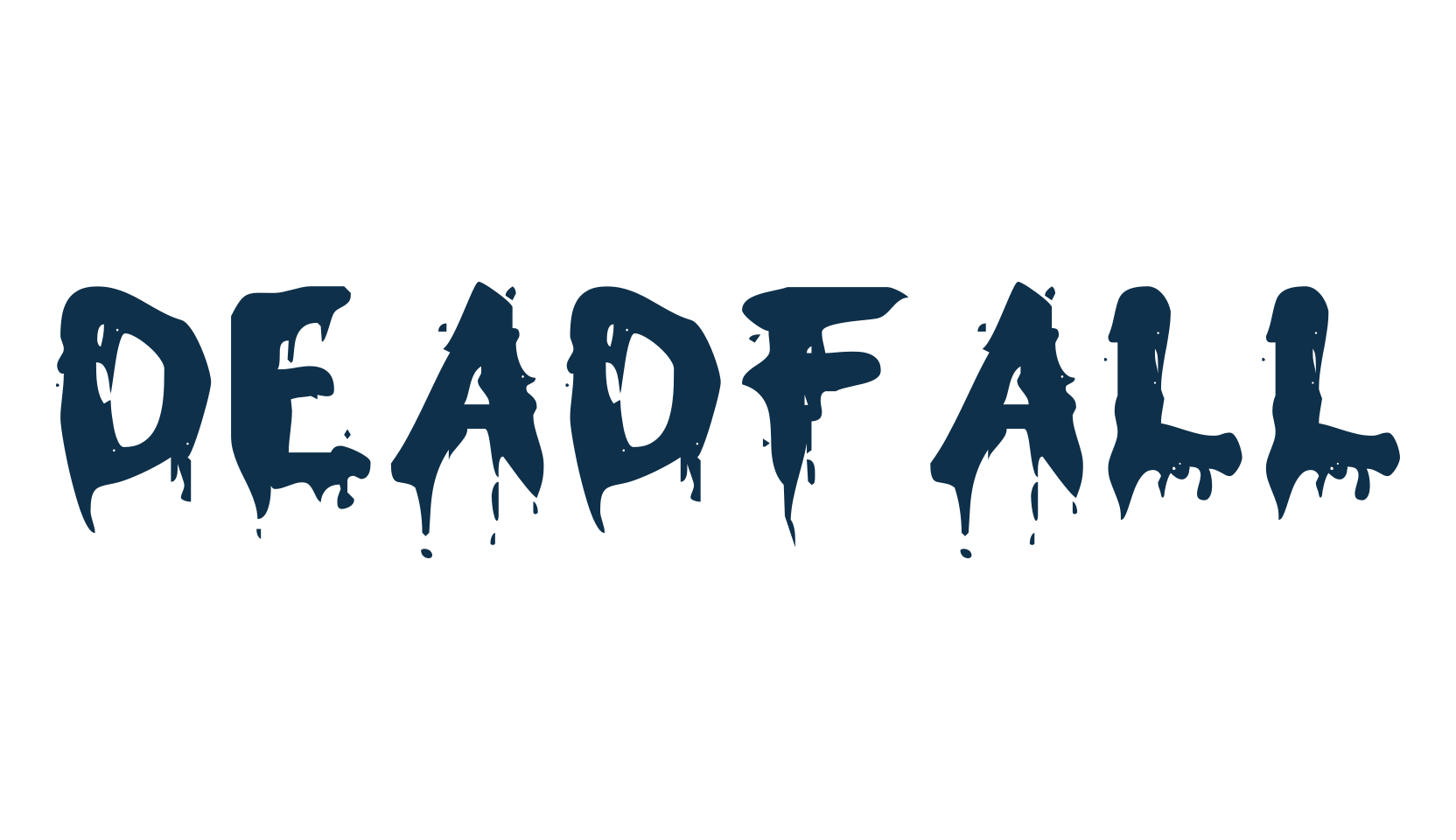 Deadfall, holiday halloween fancy decorative horror font preview