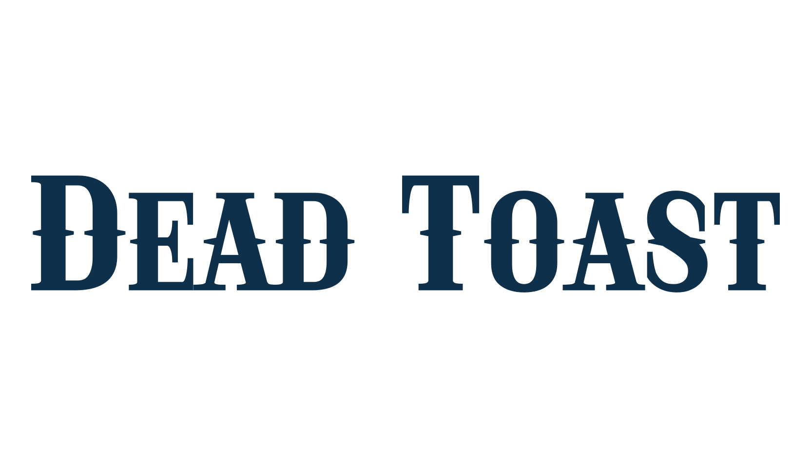 Dead Toast, western font preview