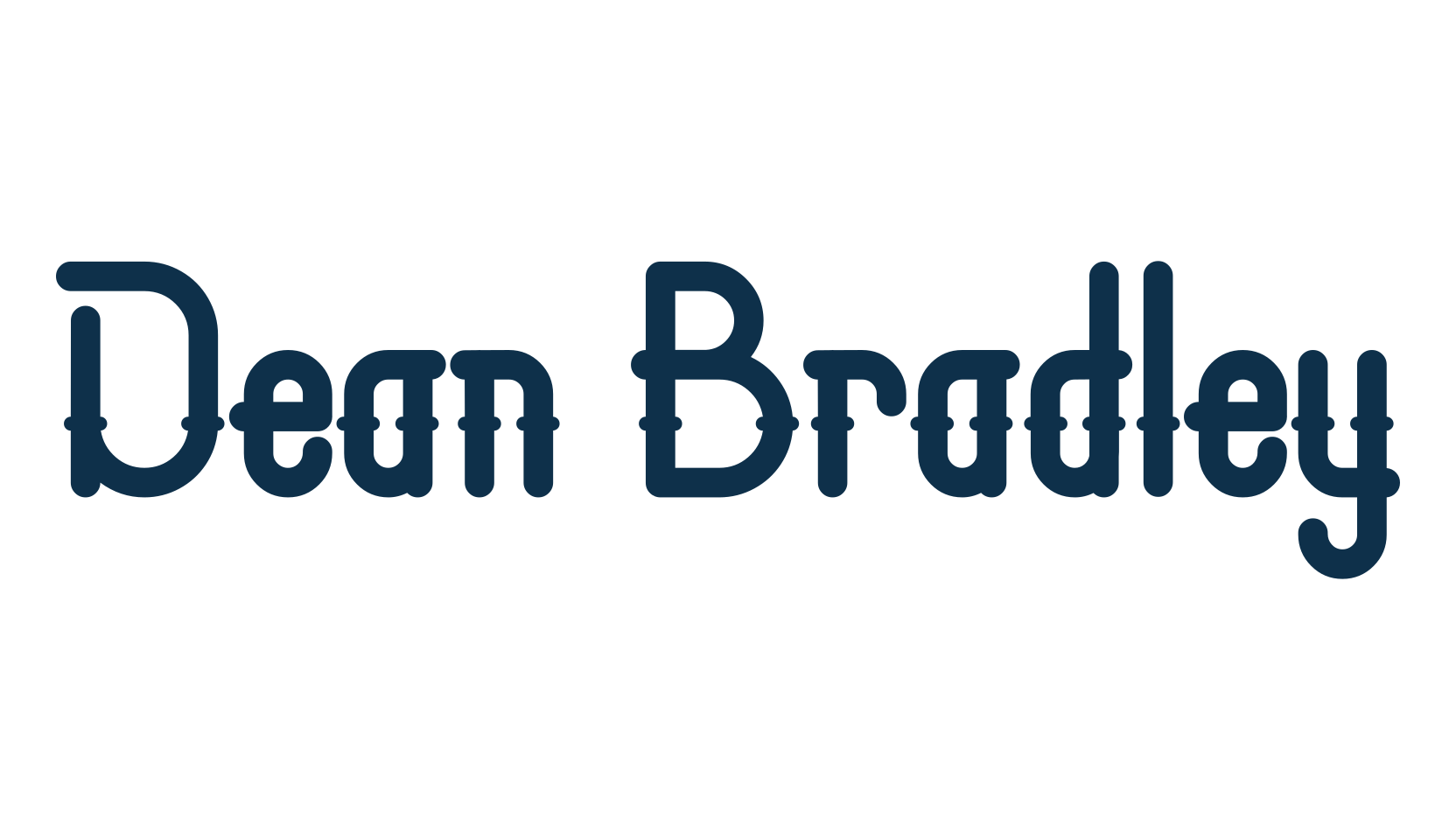 Dean Bradley, fancy various decorative font preview