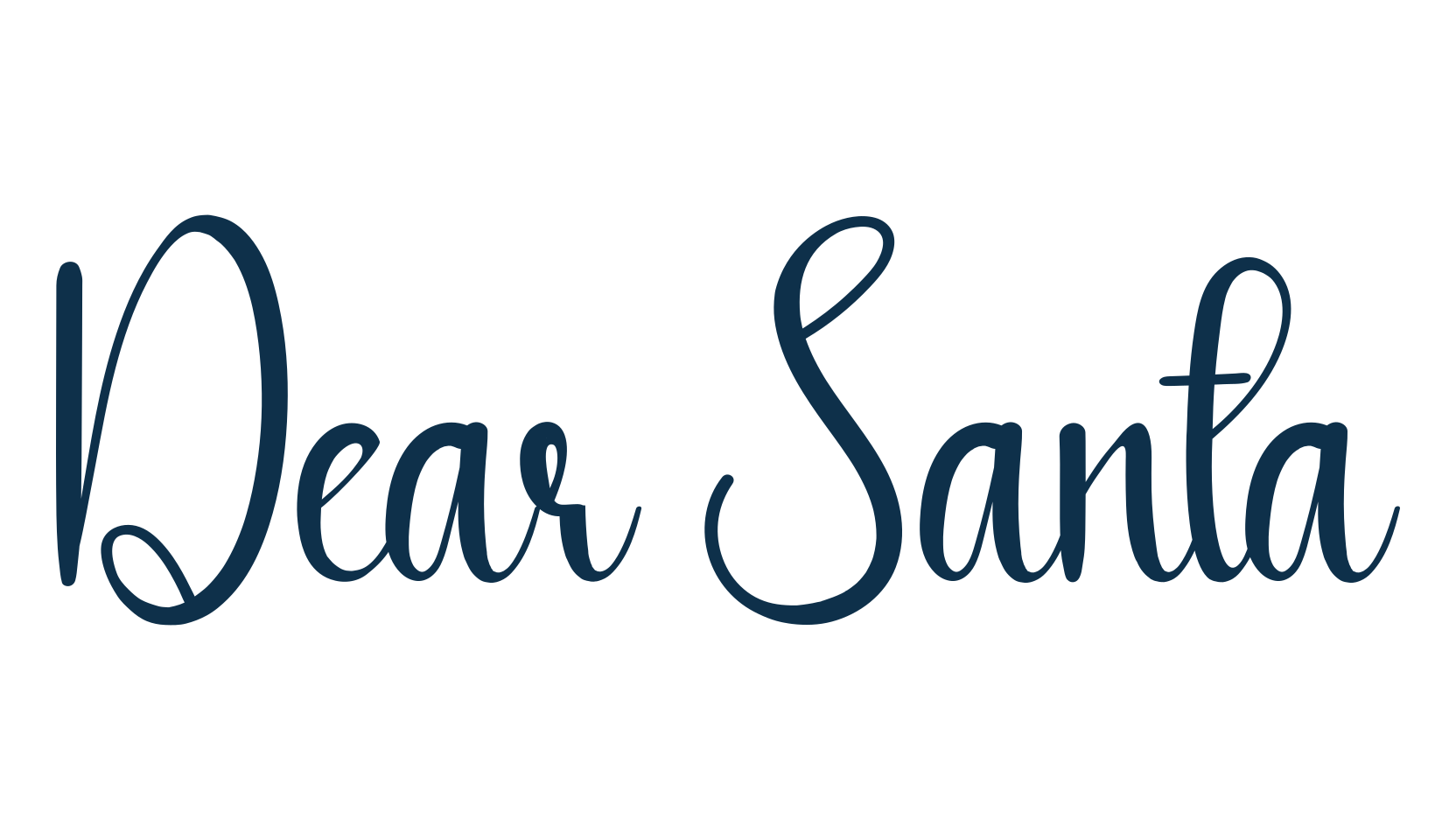 Dear Santa (dear-santa-2), fancy decorative font preview