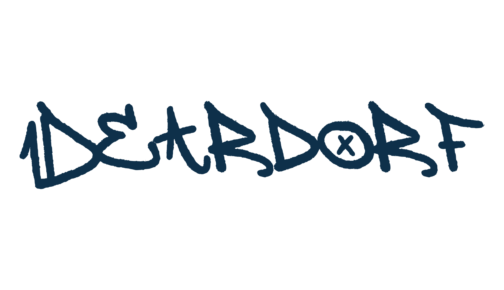 Deardorf, graffiti font preview