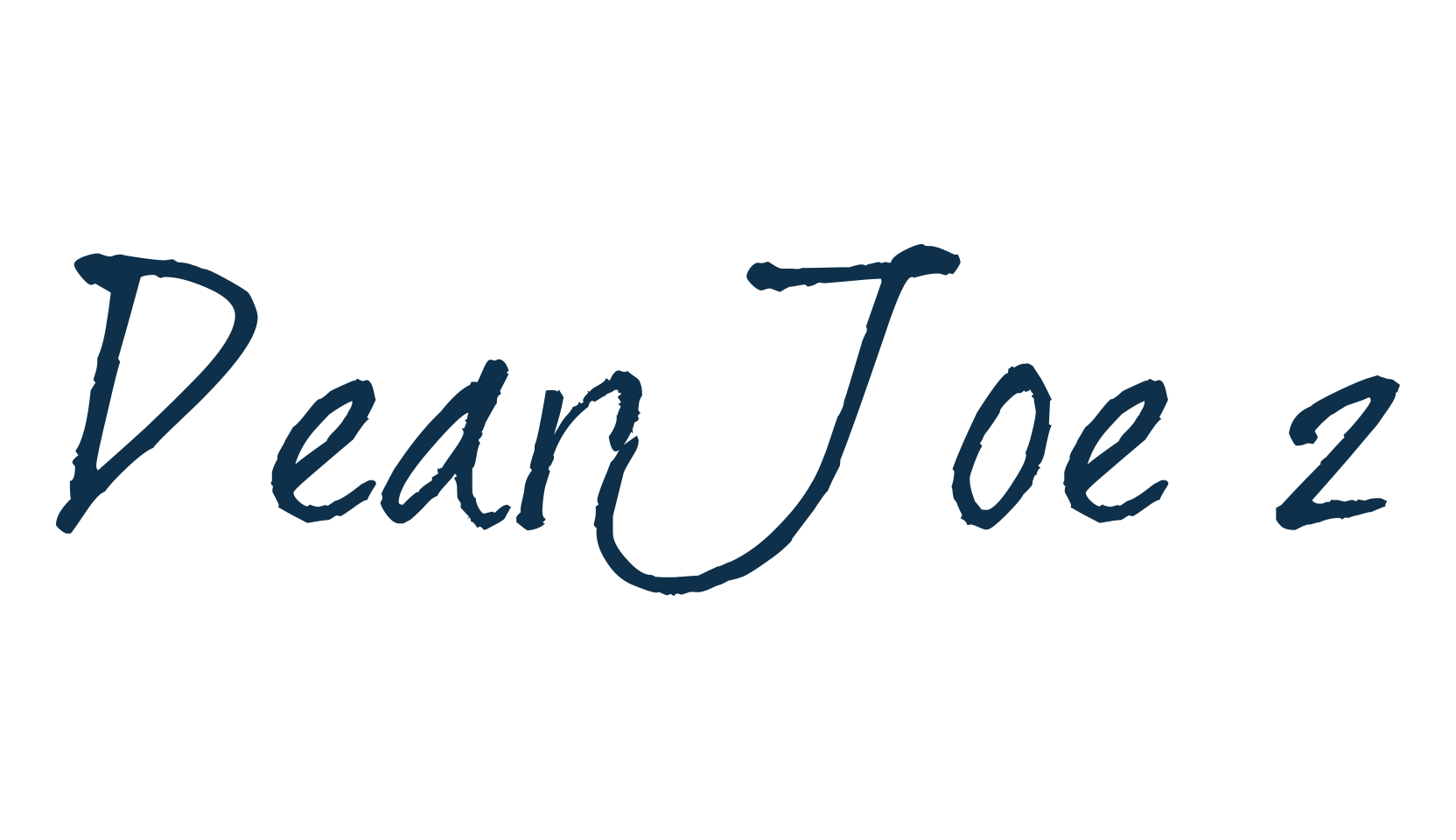 Dear Joe 2, script handwritten fancy decorative calligraphy font preview