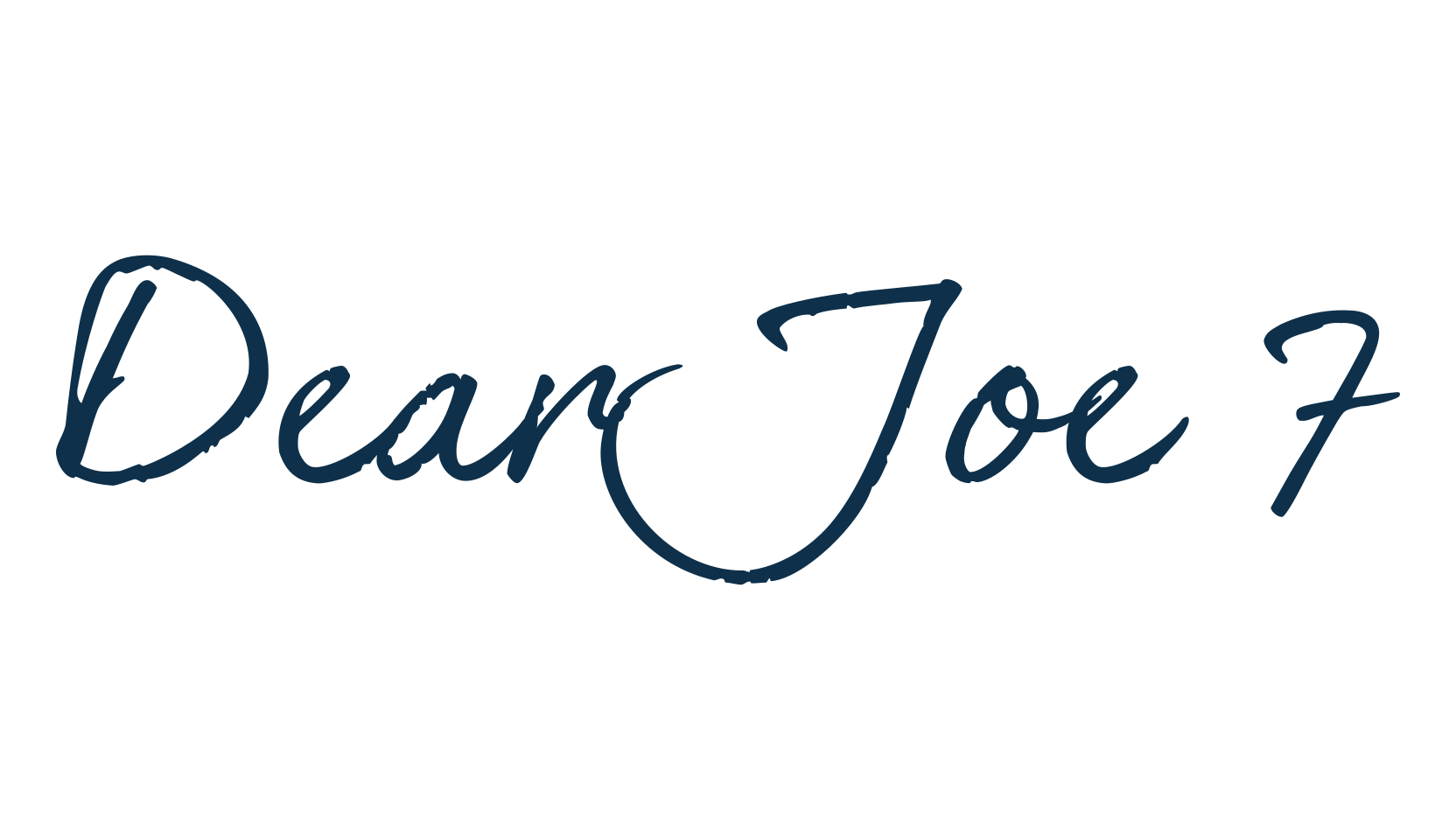 DearJoe 7, script handwritten fancy decorative calligraphy font preview