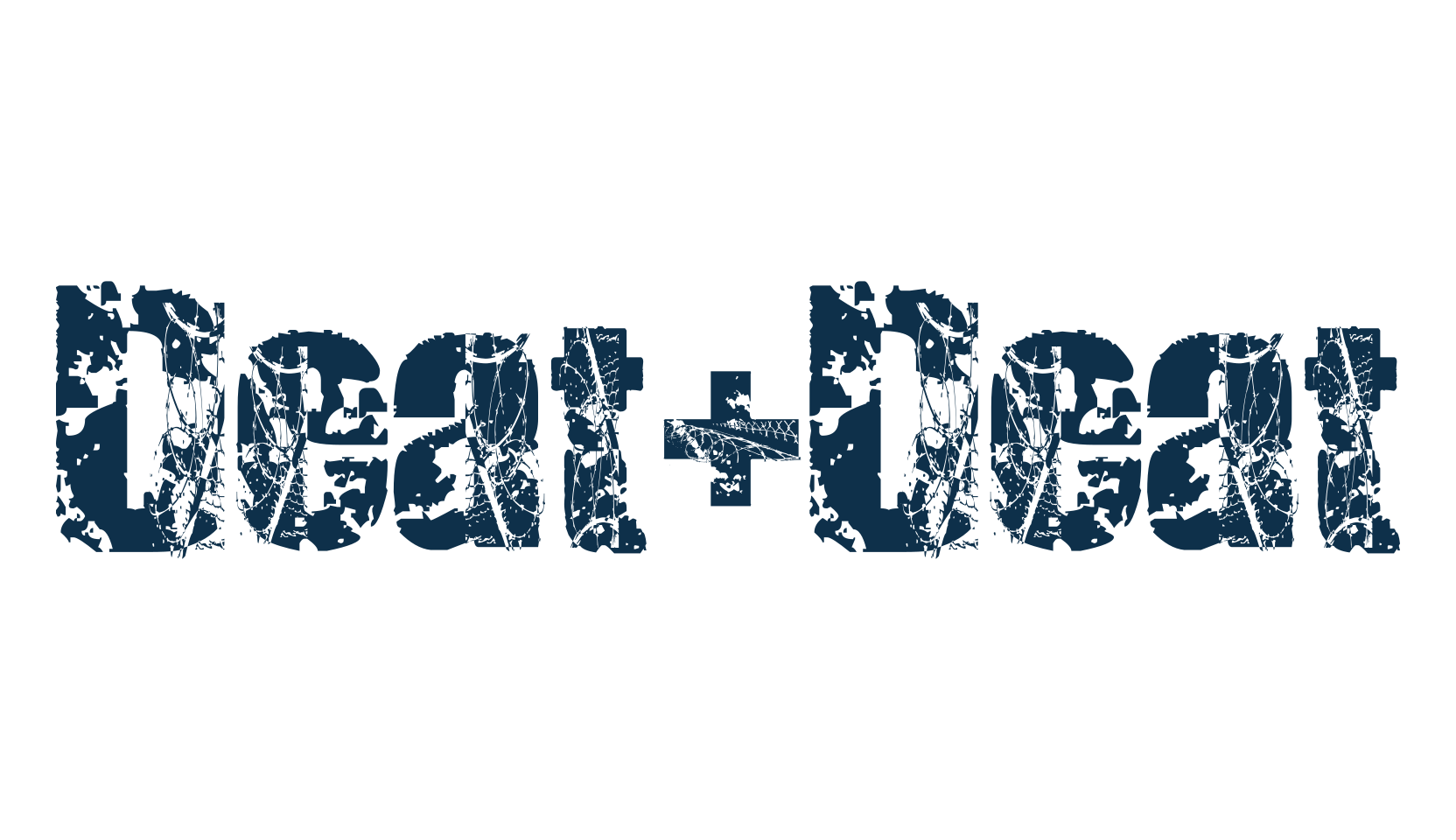 Deat+Deat, fancy destroy decorative font preview