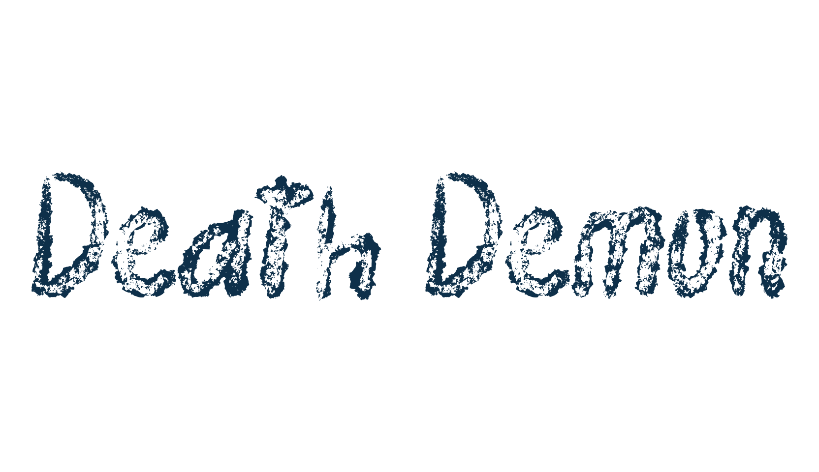 Death Demon, display market font preview