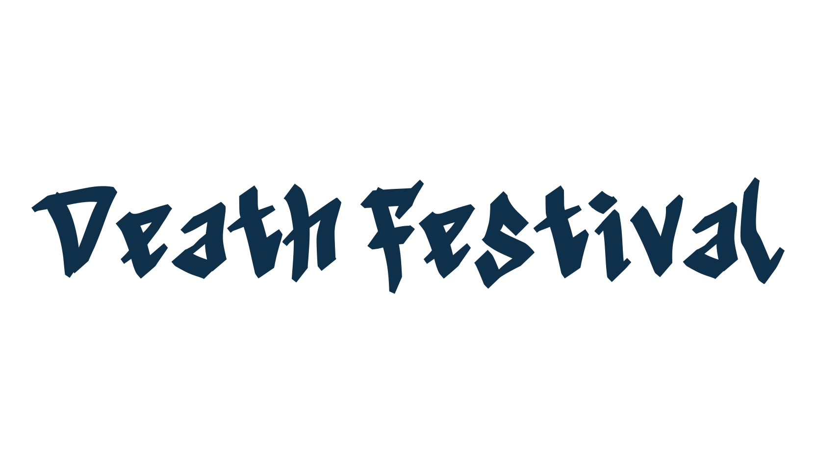 Death Festival, graffiti font preview