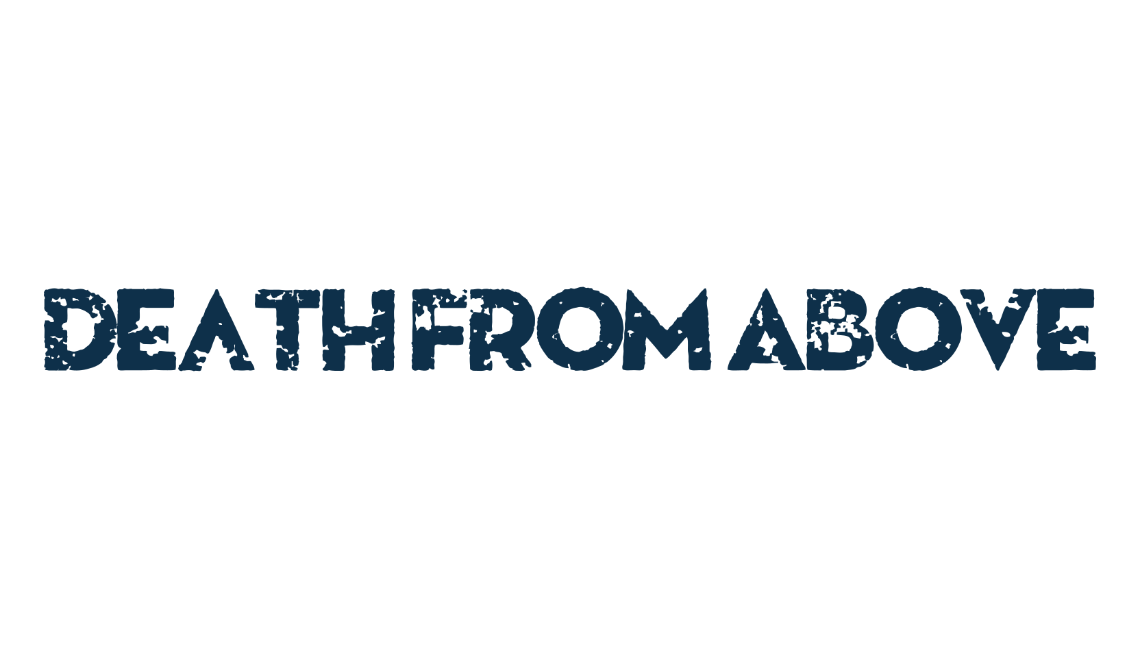 Death From Above, eroded font preview