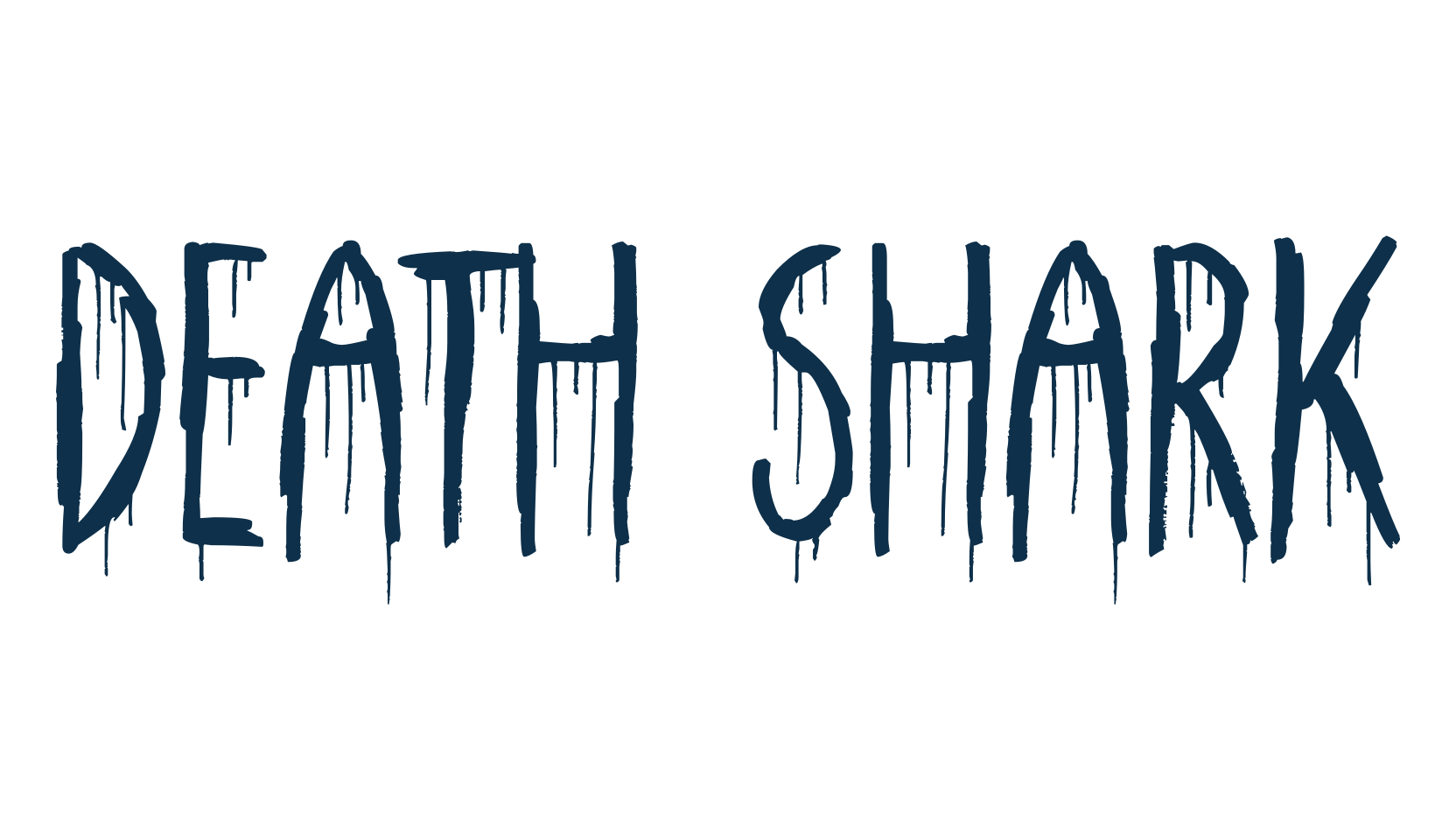 Death Shark, holiday halloween fancy decorative horror font preview