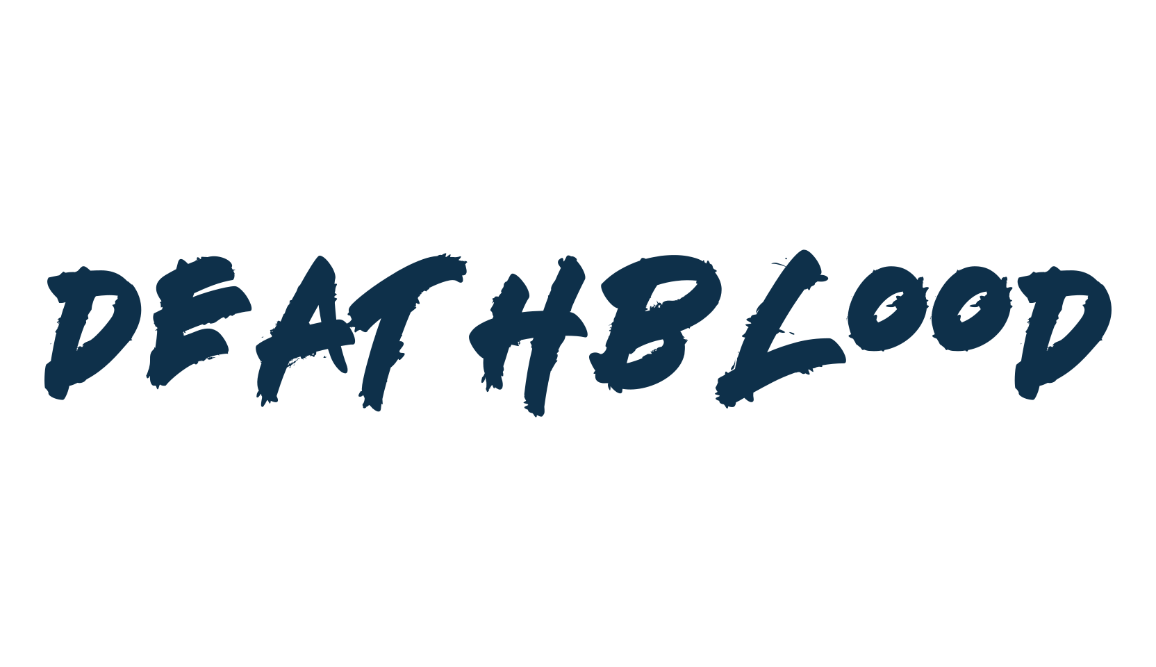 Deathblood (deathblood-2), script trash fancy decorative calligraphy font preview