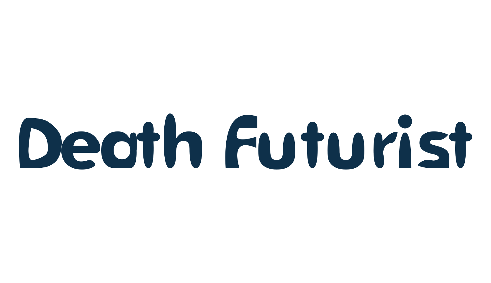 Death Futurist, fancy cartoon decorative font preview