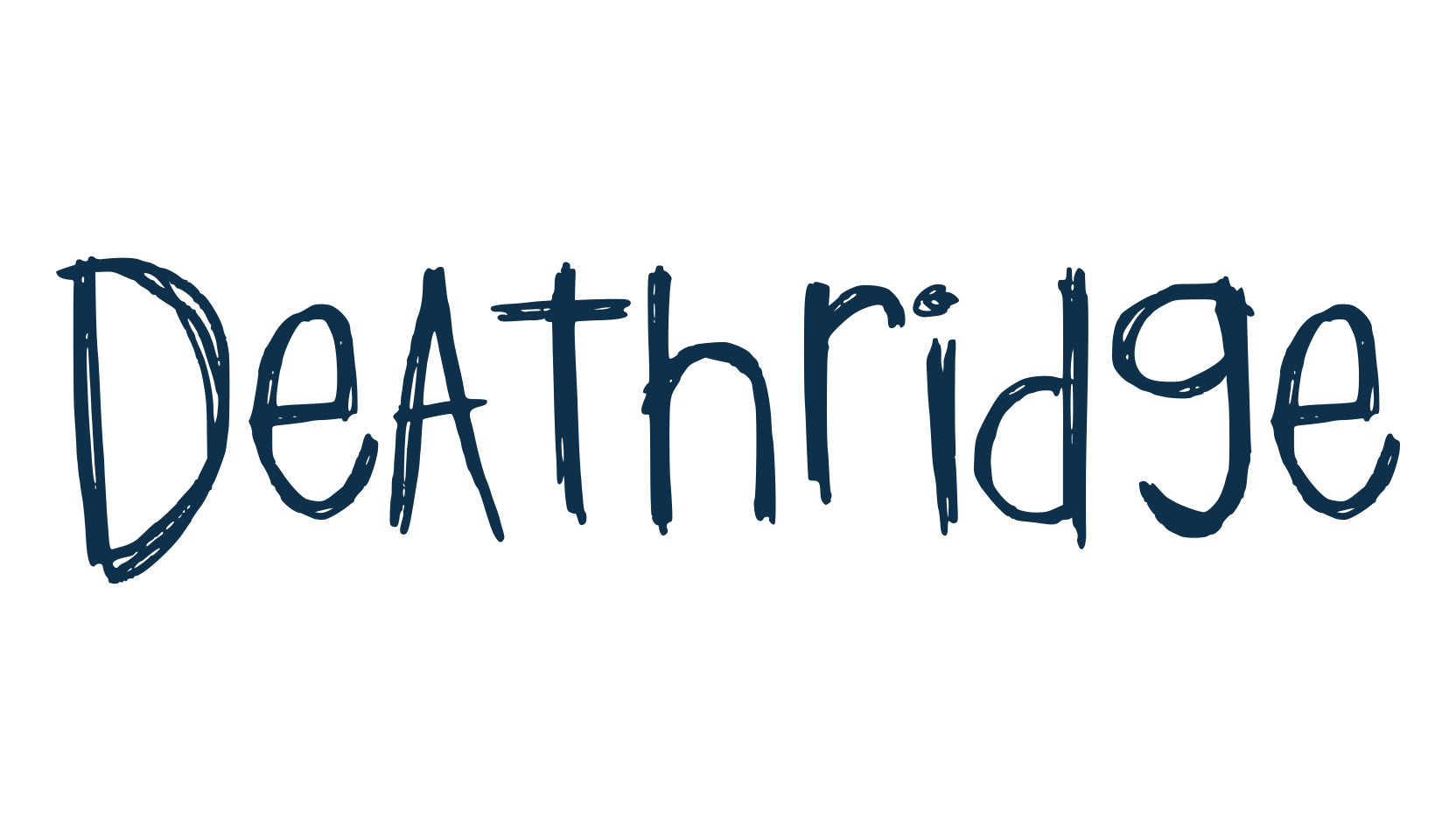 Deathridge, halloween font preview