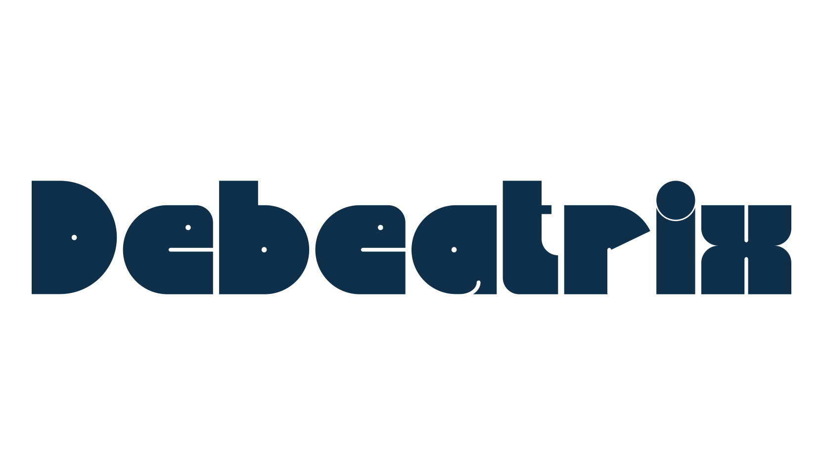 Debeatrix, fancy groovy decorative font preview
