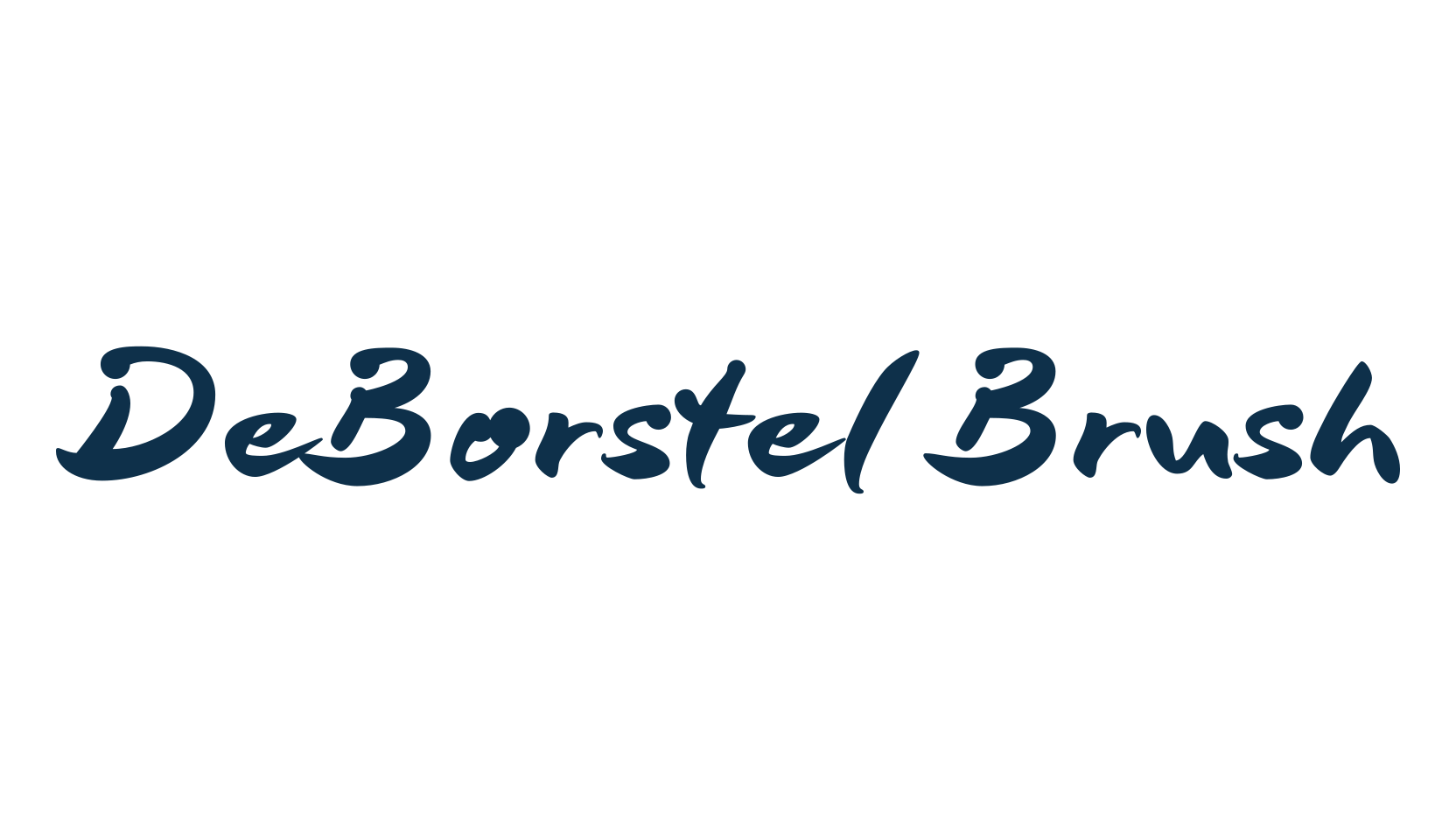 DeBorstel Brush, brush font preview
