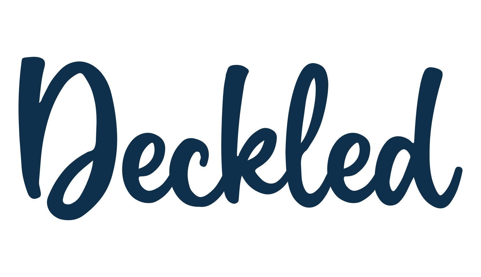Deckled, various font preview