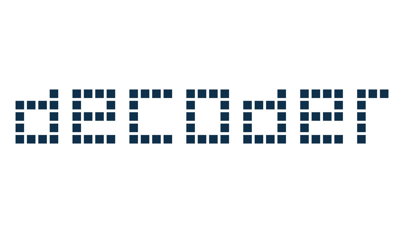 Decoder, lcd font preview